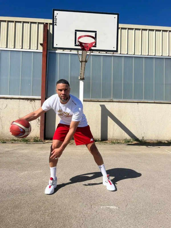 Chaussures de basketball SUSPENDED - Noir/Rouge